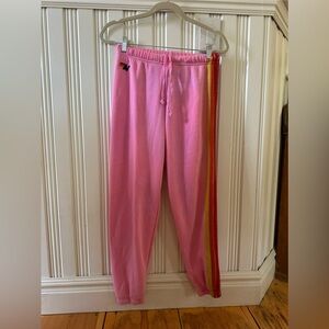 AVIATOR NATION 5 STRIPE SWEATPANTS